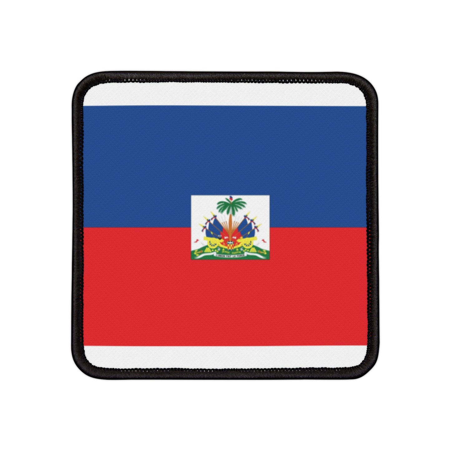 Flag Village Haiti Flag Embroidery Iron-On Patches