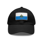 Flag Village San Marino Flag Hat Cap with Leather Patch