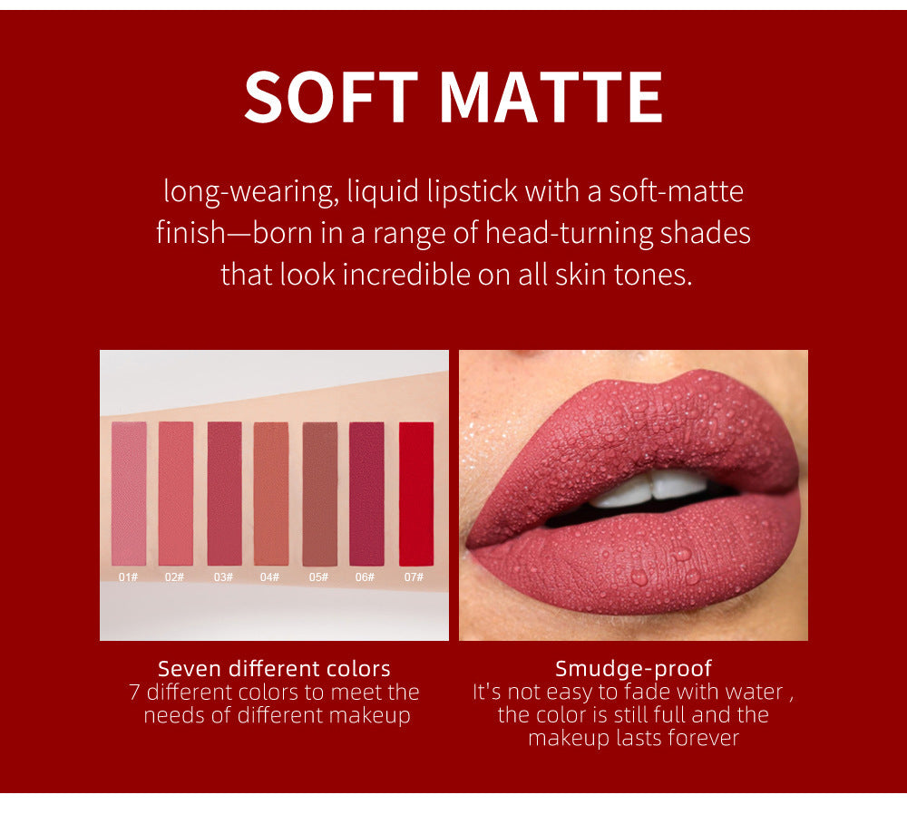 Flag Village Non-stick Matte Lip Gloss Gift Box