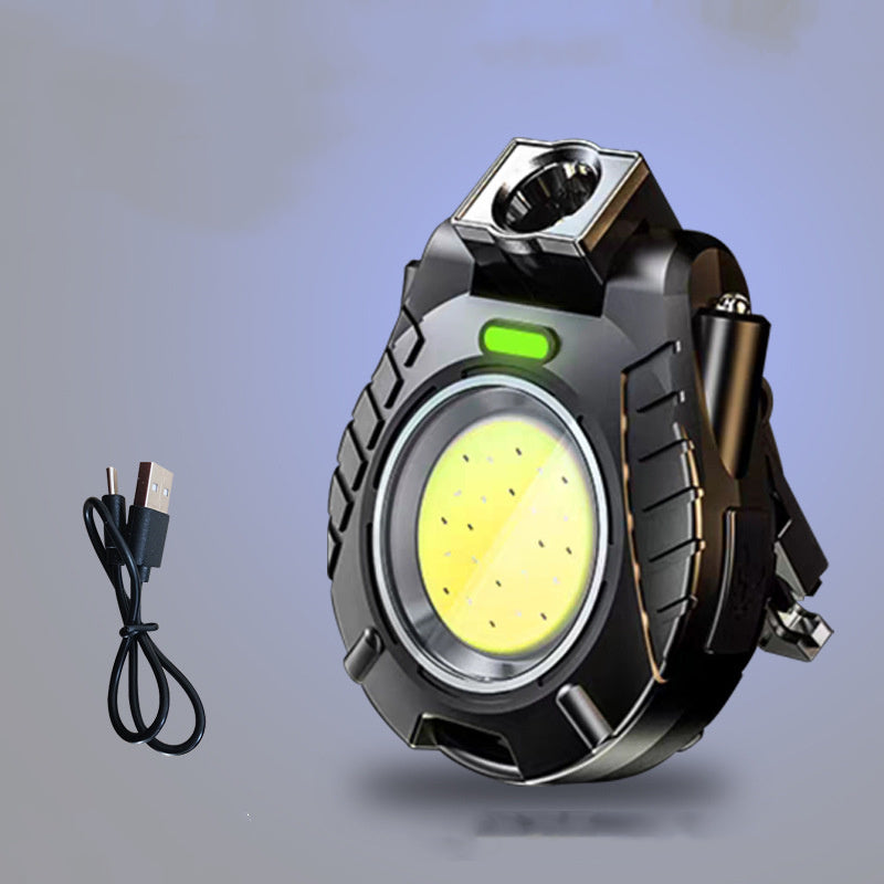 Flag Village Cap Clip Lamp Outdoor Multi-function Clip Cap Working LED Light Keychain
