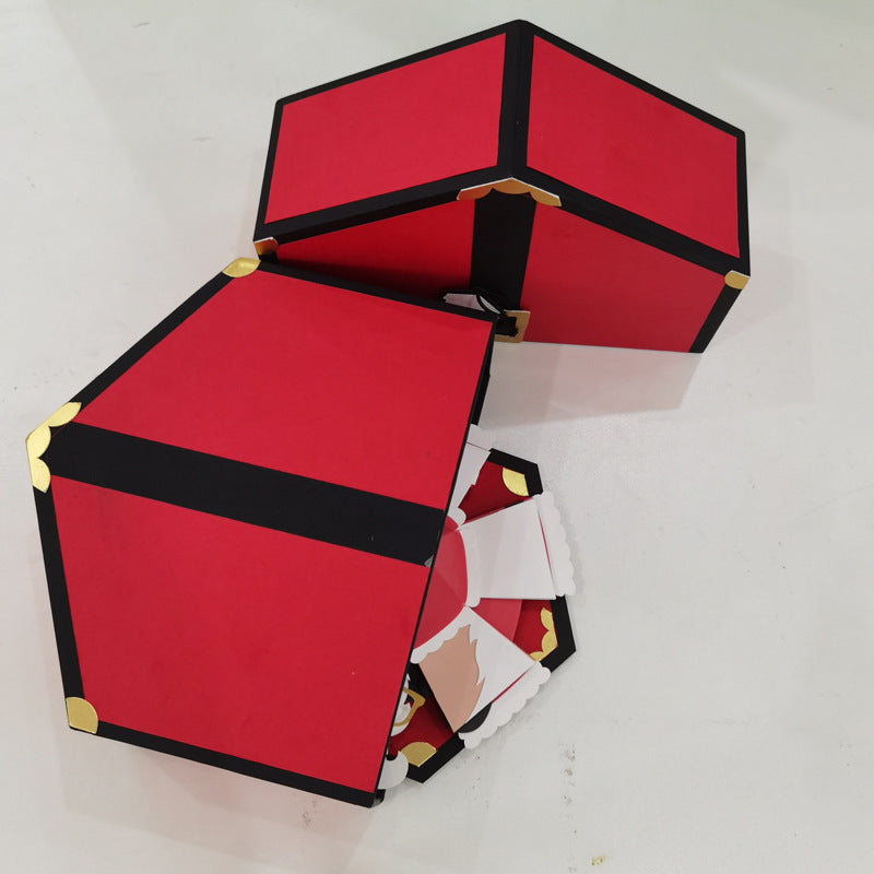 Flag Village Christmas Surprise Box Bounce Gift Box Toys