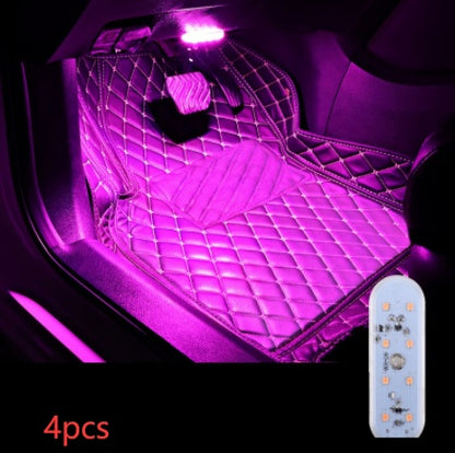 Flag Village Auto Tools Touch-sensitive Usb Charging Atmosphere Lamp In Car