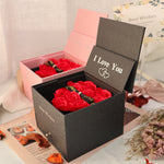 Flag Village Double Life Rose Jewelry Packaging Gift Box