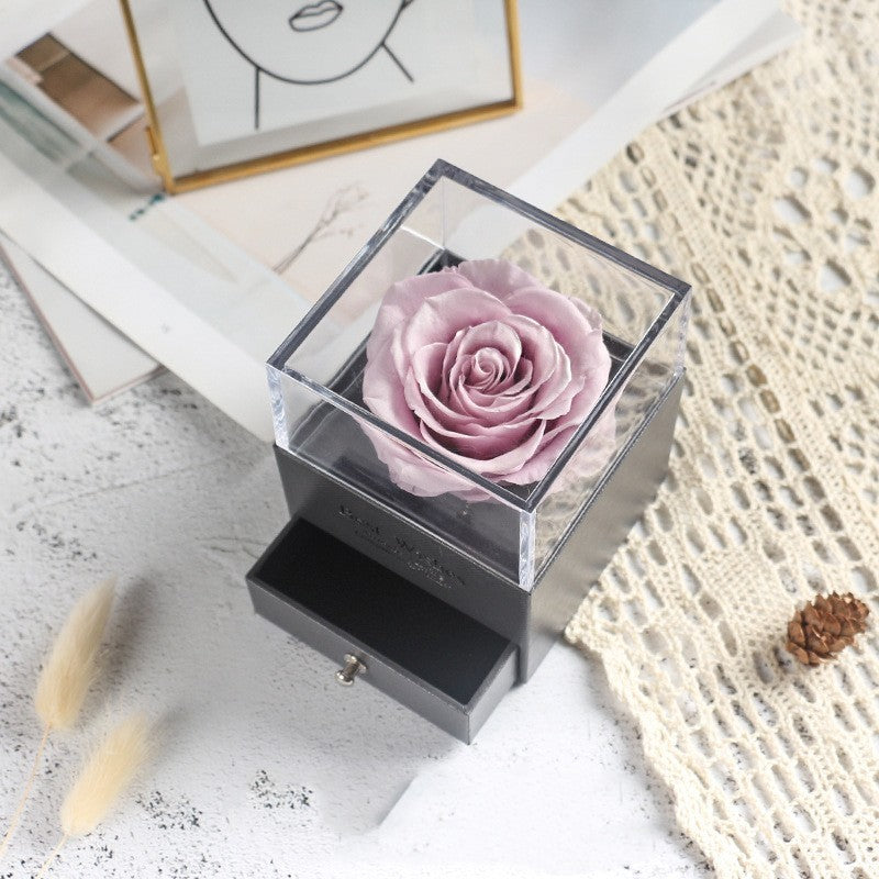 Flag Village Eve Valentine's Day Eternal Flowers Gift Box Ornaments