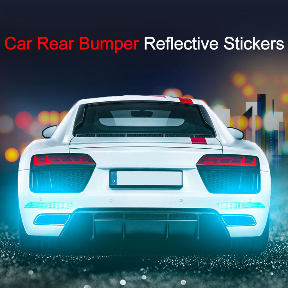 Flag Village Auto Tools Body Reflective Sticker Car Rear Bumper Reflective Film