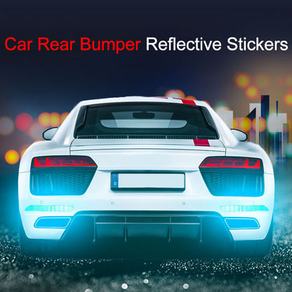 Flag Village Auto Tools Body Reflective Sticker Car Rear Bumper Reflective Film