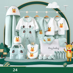 Flag Village Pure Cotton Baby Clothes Set Gift Box