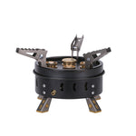Flag Village Portable Windproof Camping Cookout Gas Stove Holder Set