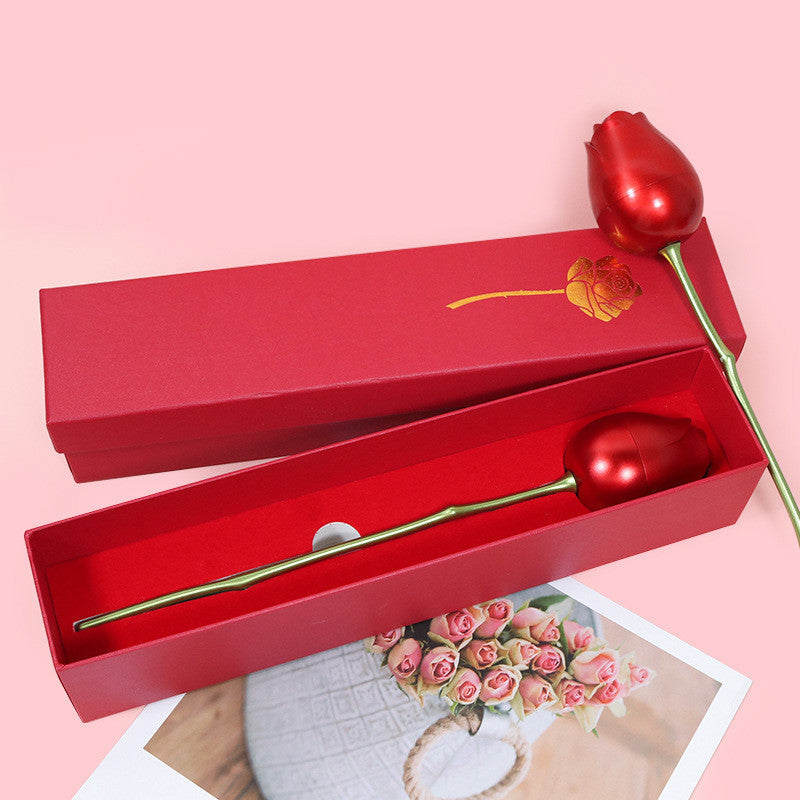 Flag Village Valentine's Day Confession Single Rose Gift Box