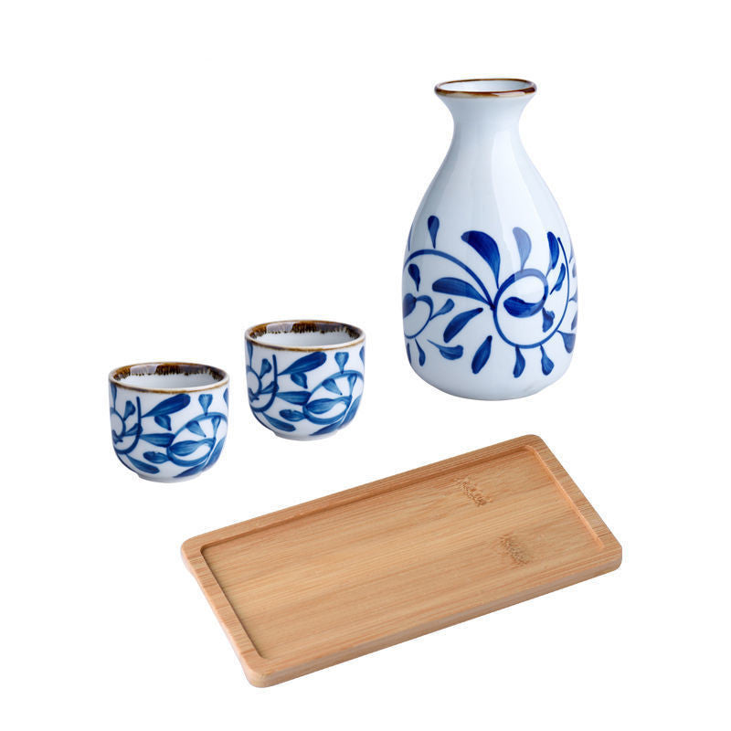 Flag Village Pure Color Wine Gift Box Set Ceramic Gift