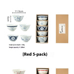 Flag Village Ceramic Bowl Set Housewarming Tableware Suit Gift Box