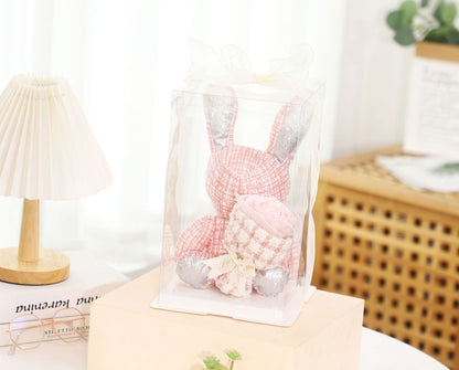 Flag Village Bear Gift Box Doll Flower Crafts