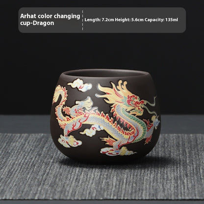 Flag Village Handmade Fengming Teapot Single Teapot Ceramic Household Tea Set Gift Box