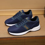 Flag Village Men's Outdoor All-matching Fashion Leather Sneakers