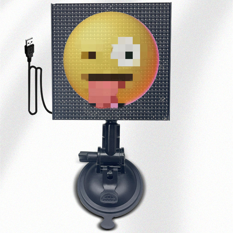 Flag Village Auto Tools Full-Color Bluetooth Emoticon Car Led Display
