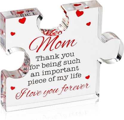 Flag Village Carving Acrylic Building Blocks Puzzle Gifts For Moms