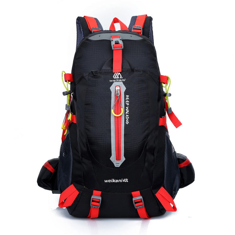 Flag Village New Outdoor Sports Backpack 40L Hiking Backpack Hiking Cross-country Package Hiking Backpack