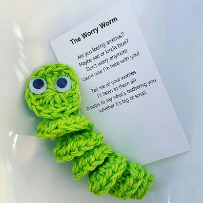 Flag Village Worried About Worm Knitted Plush Gifts Plush Toy