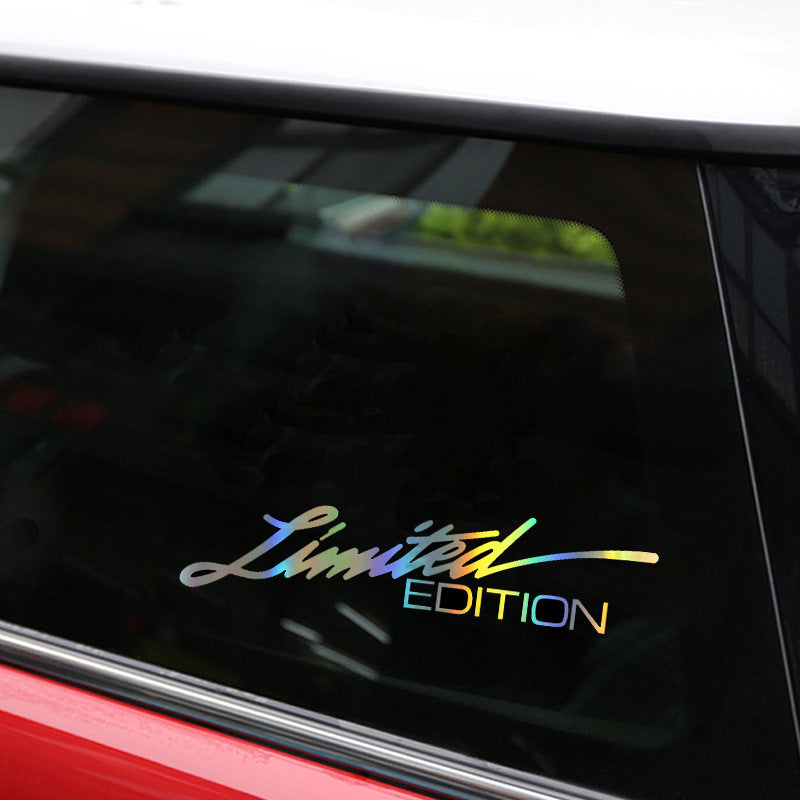 Flag Village Auto Tools Foreign Trade Car Sticker Laser Reflective Car Sticker LIMITED EDITION