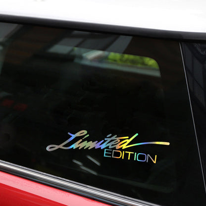 Flag Village Auto Tools Foreign Trade Car Sticker Laser Reflective Car Sticker LIMITED EDITION