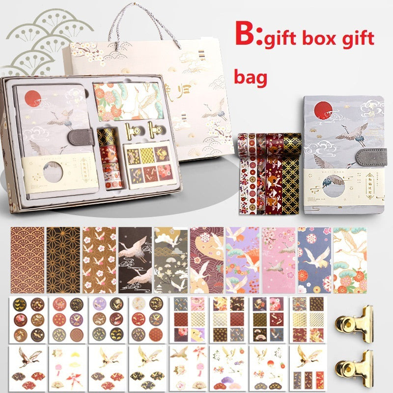 Flag Village Antique Hand Ledger Gift Box Set Gift Stationery
