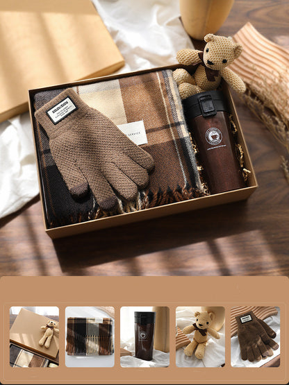 Flag Village Men's Practical Scarf Gift Box Set