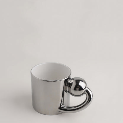 Flag Village Coffee Cup Couple Mug Frosted Ceramic Mug Gift Box Set