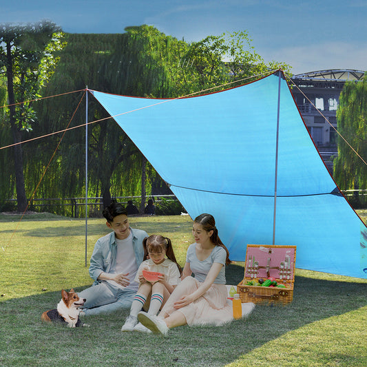 Flag Village UV And Rainproof Awning Outdoor Camping Tent