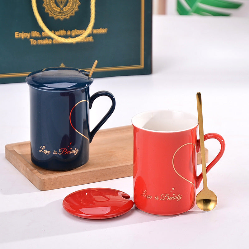 Flag Village Couple Cups Couple Gift Box Suit Wedding