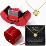 Flag Village Niche Mother's Day Gift Clavicle Chain Apple Box Set