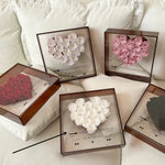 Flag Village Transparent Acrylic Flower Box Eternal Flower Love CD Valentine's Day Gift