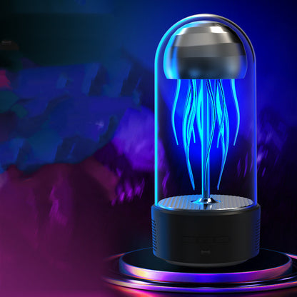 Flag Village Creative Jellyfish Bluetooth Speaker Colorful Flashing Lamp Octopus Audio Mini Portable Subwoofer Birthday Valentine's Day Gifts