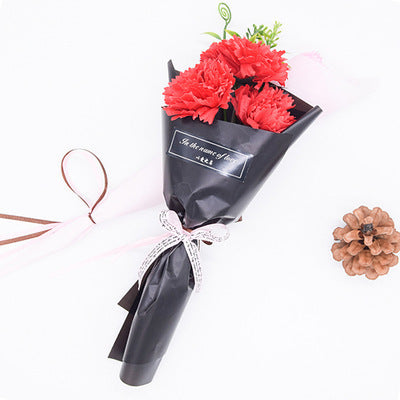 Flag Village Valentine's Day Soap Rose Bouquet Gift Box
