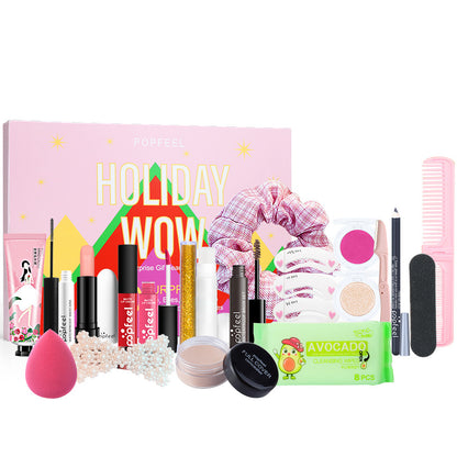 Flag Village Holiday Gift Box Lipstick Eye Shadow Set