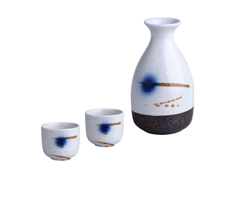 Flag Village Pure Color Wine Gift Box Set Ceramic Gift