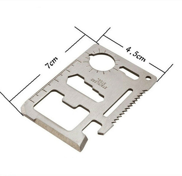 Flag Village Multifunctional Tool Card Military Card Outdoor Camping