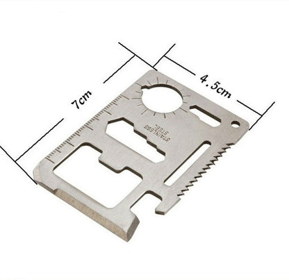 Flag Village Multifunctional Tool Card Military Card Outdoor Camping