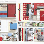 Flag Village Hand Ledger Gift Box Cute Simple Set Notebook