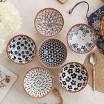 Flag Village Rattan Japanese Retro Rice Bowl Gift Box