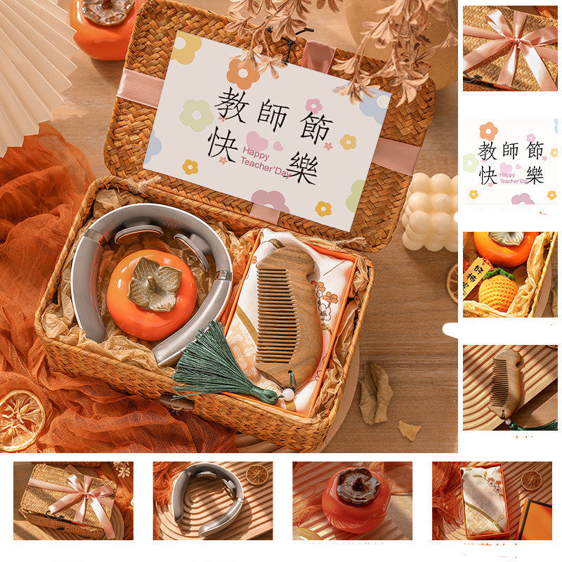 Flag Village Teacher Gift Box Set Neck Massager