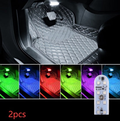 Flag Village Auto Tools Touch-sensitive Usb Charging Atmosphere Lamp In Car