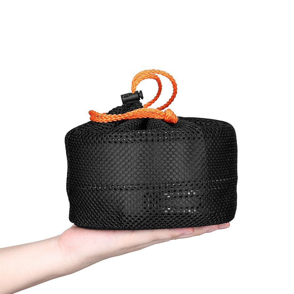 Flag Village Outdoor Jacketed Kettle 2-3 Person Camping Teapot Tableware Suit