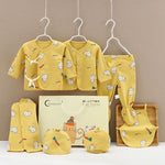 Flag Village Pure Cotton Baby Clothes Spring And Autumn Summer Children Gift Box Set
