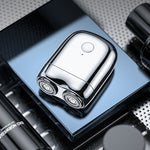 Flag Village Electric Shavers For Men Trend Men's USB Rechargeable Travel Mini Portable Razor Gift Box For Boyfriend's Beard Razor