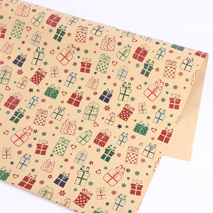 Flag Village Thickened Wrapping Paper For Christmas Gifts