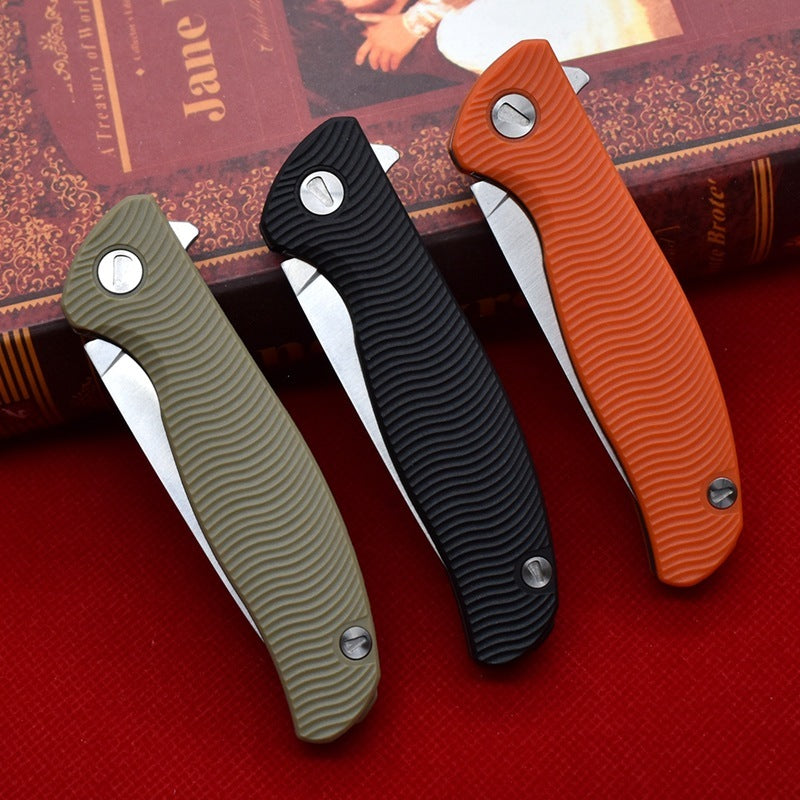Flag Village Outdoor Folding Knife For Camping And Hunting