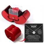 Flag Village Four-leaf Clover Necklace Female Apple Box Set Mother's Day Gift
