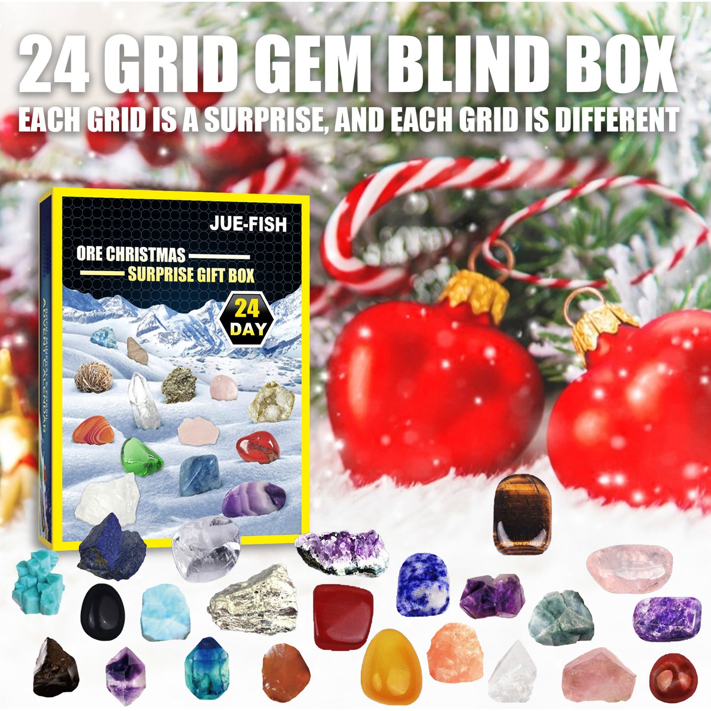 Flag Village Multicolor Children's Toy Christmas 24 Ore Gift Box Set