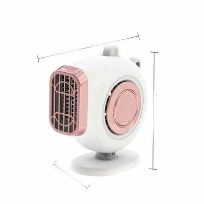 Flag Village Auto Tools Warm Cold Dual Use Car Low Noise Defog Windscreen Fan Heater Demister Car Heater Fan Heater Window Mist Remover