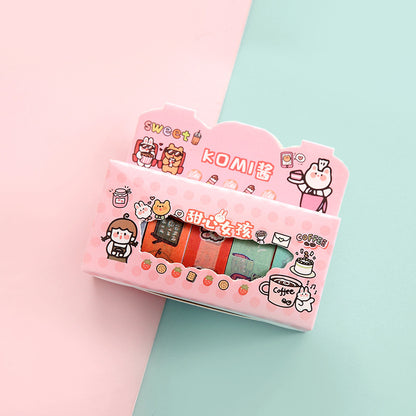 Flag Village Paper Tape Hand Account Gift Box Set